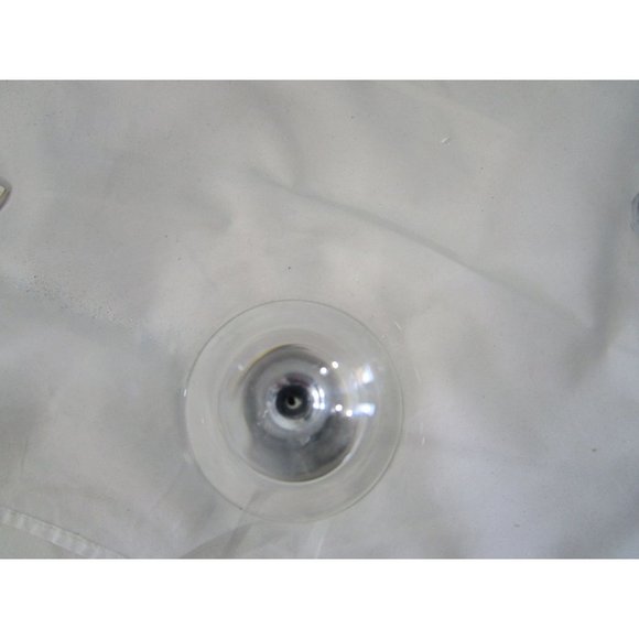 Black Core Stem Thin Crystal Wine Glass Multi Purpose GUC Unmarked - Picture 11 of 12